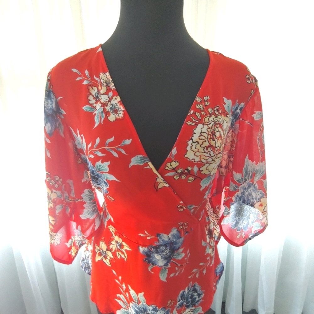 Persaya floral blouse.
